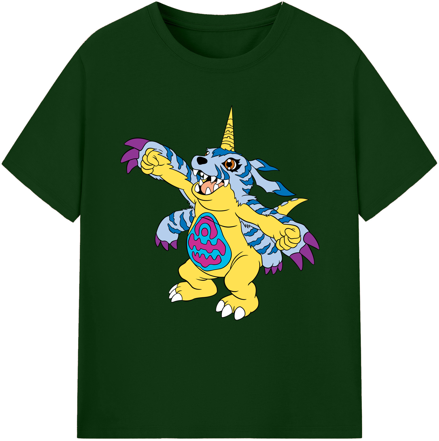 （画像用） Digimon デジタルモンスター/デジモン 綿100％半袖Tシャツ（フロントプリント）